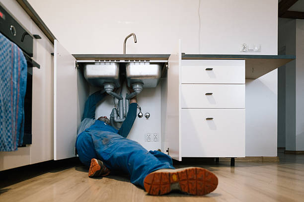 Professional Drain Cleaning technician working in Whiteland, IN